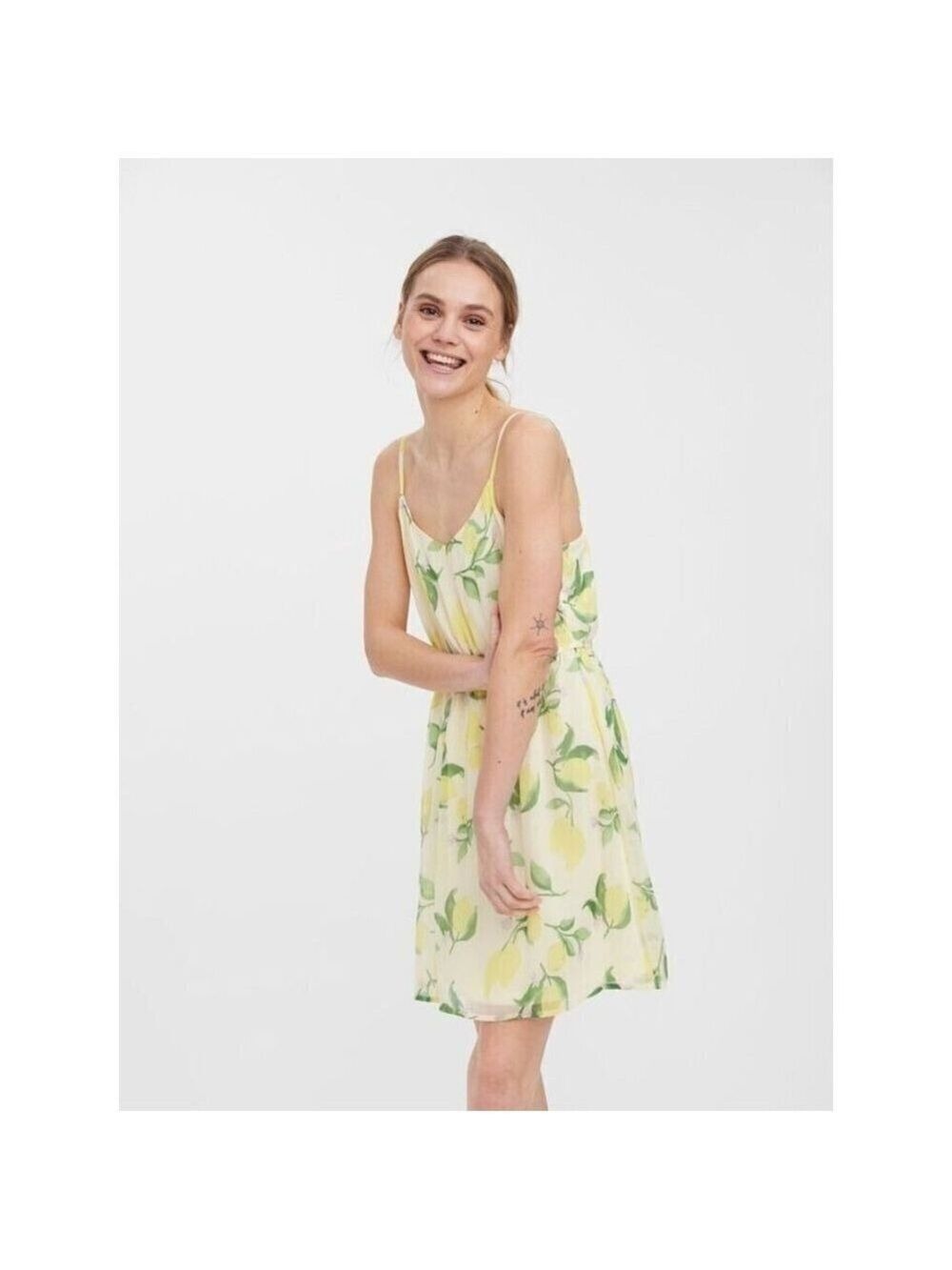 Vero Moda Women's Frilled Singlet Short Dress Size Medium